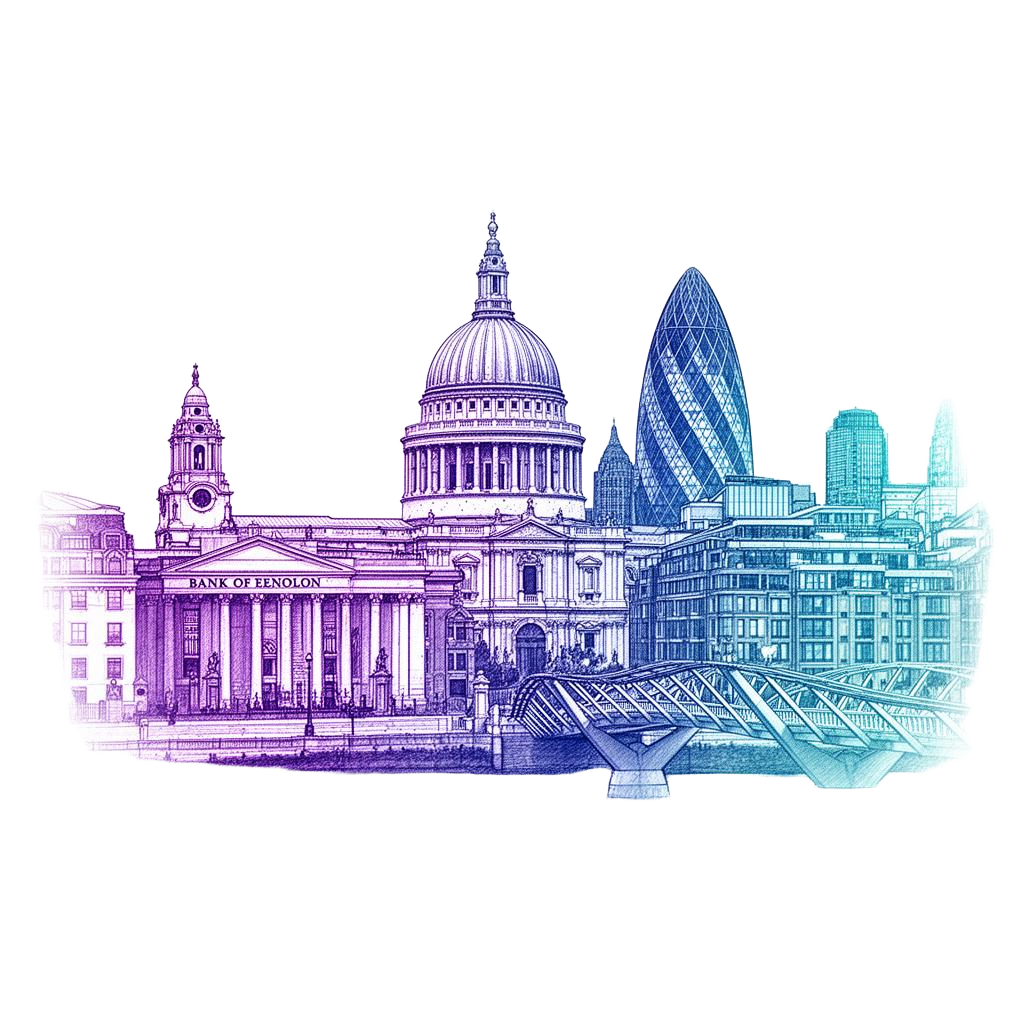 City of London skyline illustration