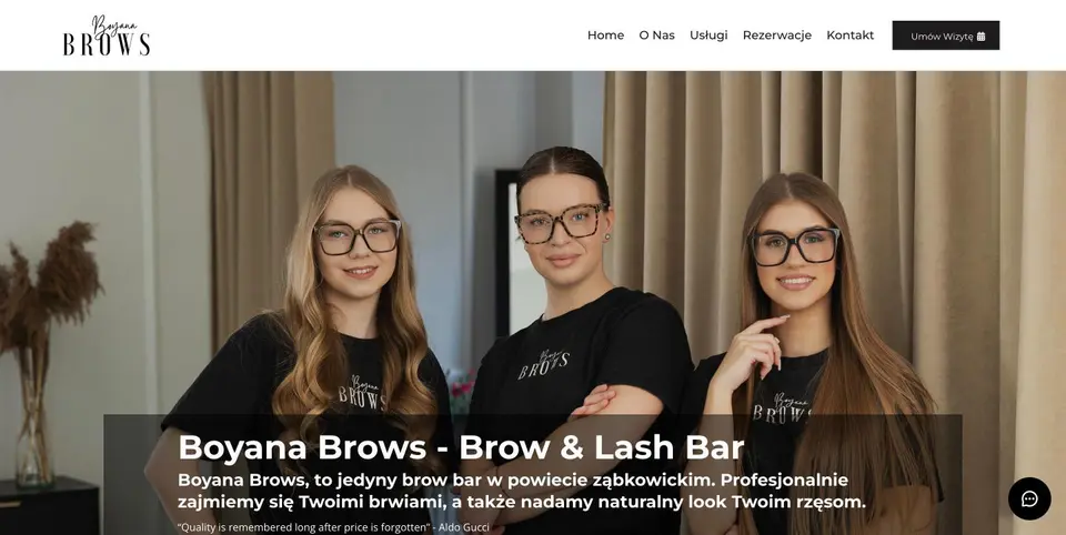 Boyana Brows website