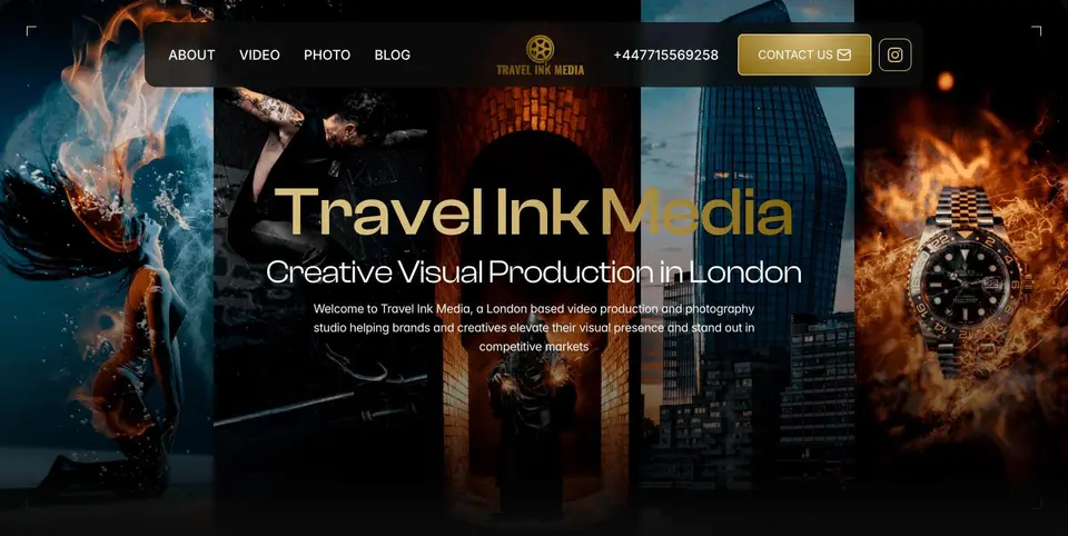 Travel Ink Media website