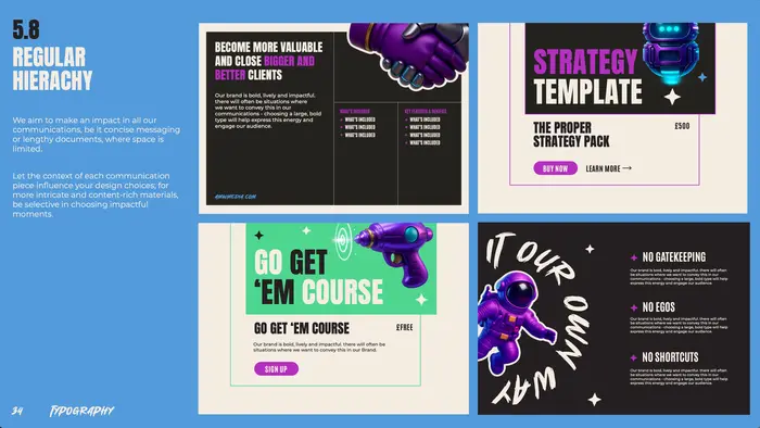 AMW Media brand identity work
