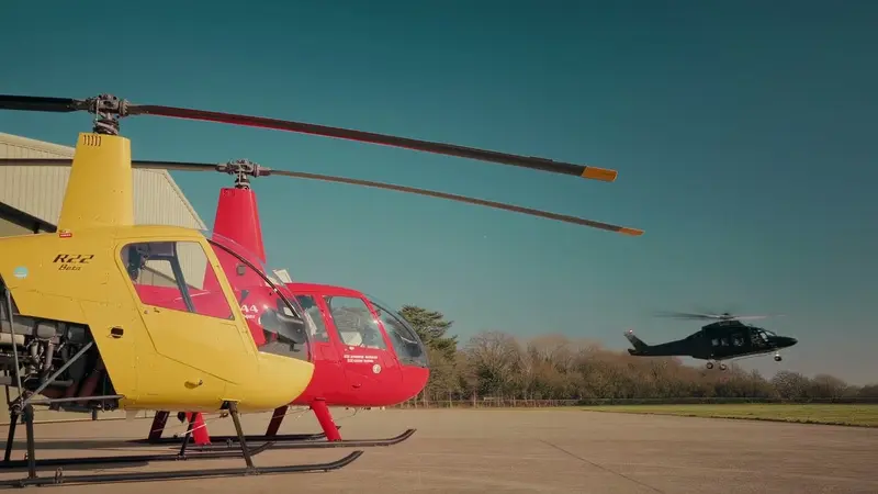 HQ Aviation, R22 and R44 film still