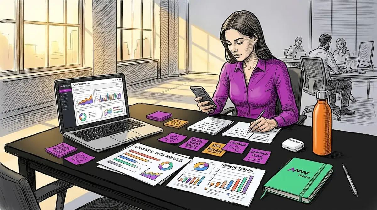 Team member working on omnichannel marketing platform