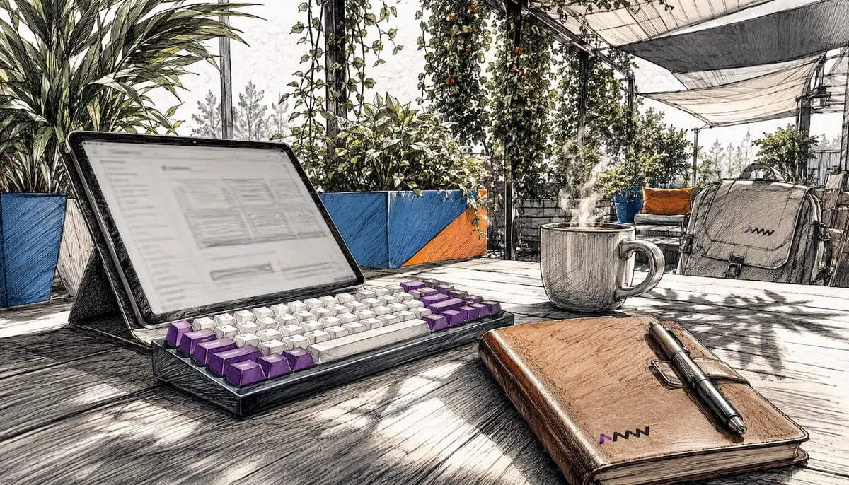 Ecommerce web design workstation setup