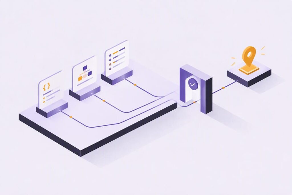 Isometric JSON-LD validation title card