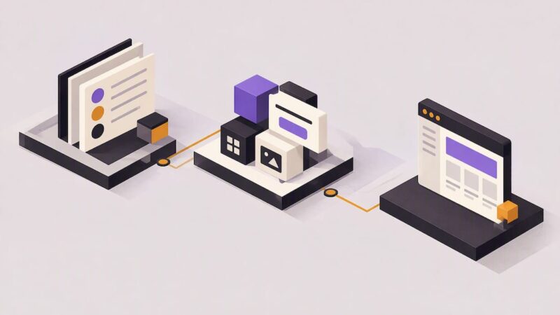 Isometric design system title card