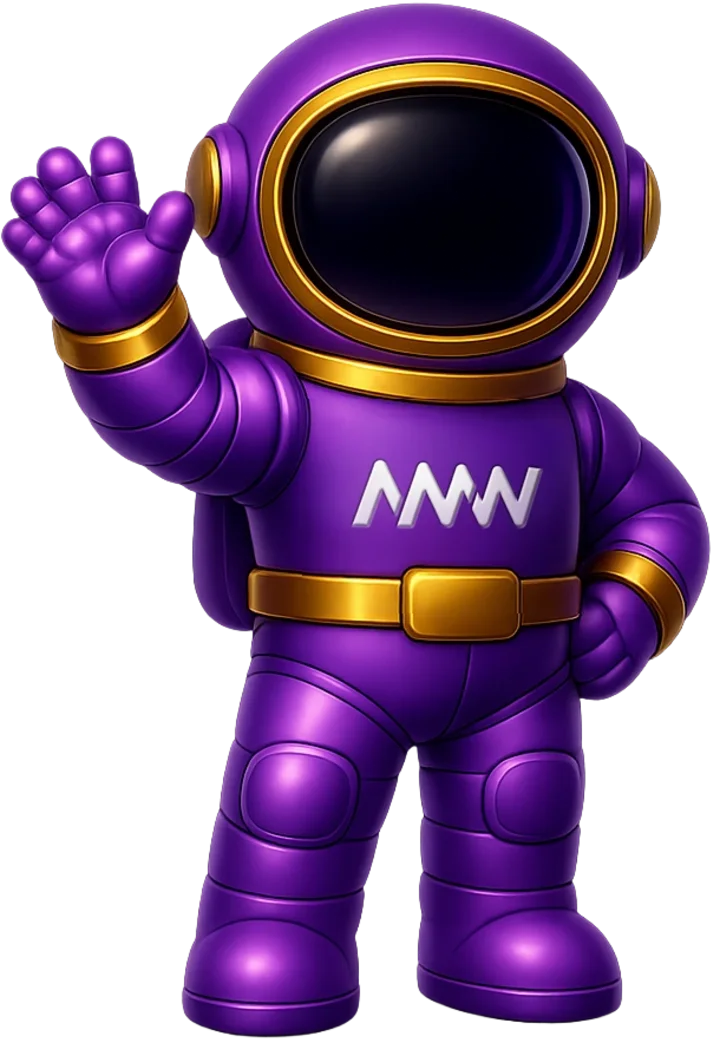 AMW Media astronaut illustration