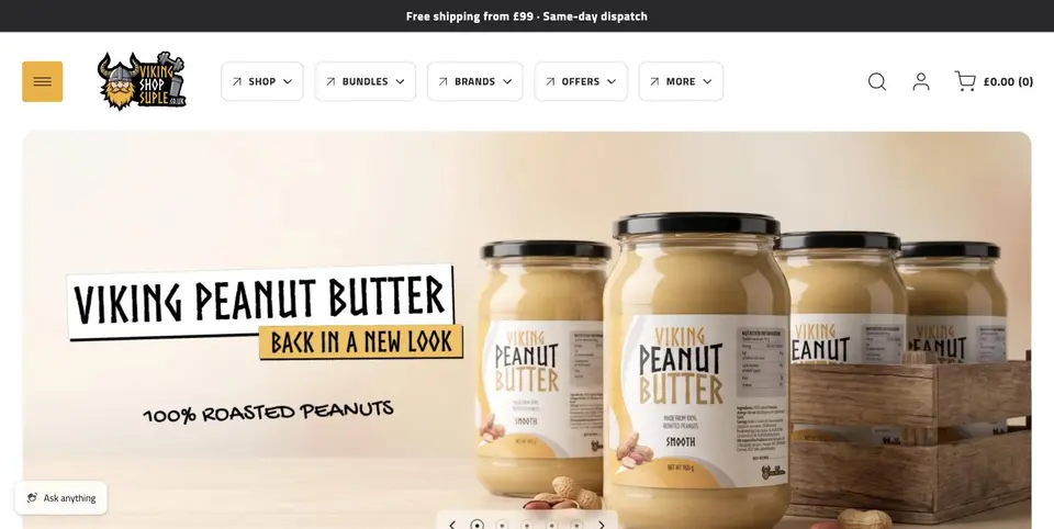 Viking Shop Suple website