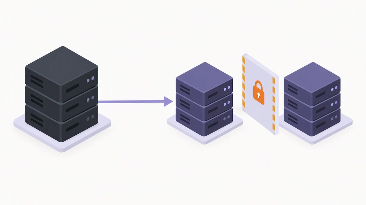 Isolated backup path protecting site recovery